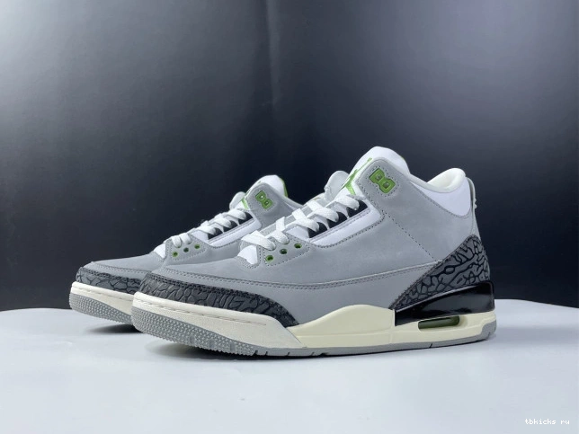 Cheap TB Retro Jordan Air 3 Chlorophyll 136064-006 0820